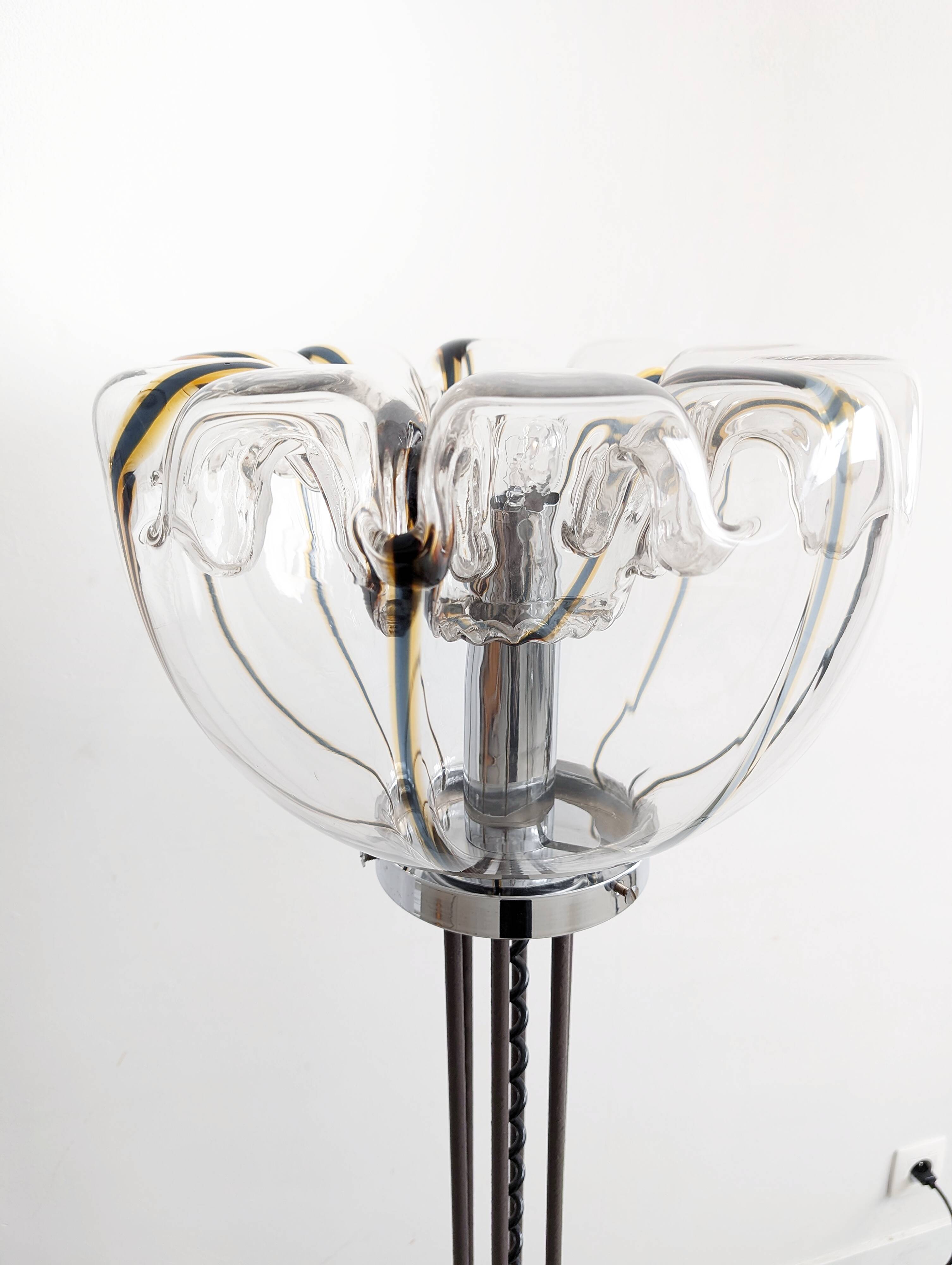 Murano Floor Lamp by Targetti Sankey 1970s
