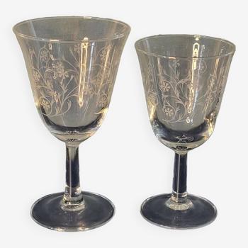 Vintage stemware