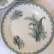 6 Flat plates St Amandinoise St Amand model Lily of the valley