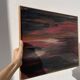 Abstract oil painting on canvas