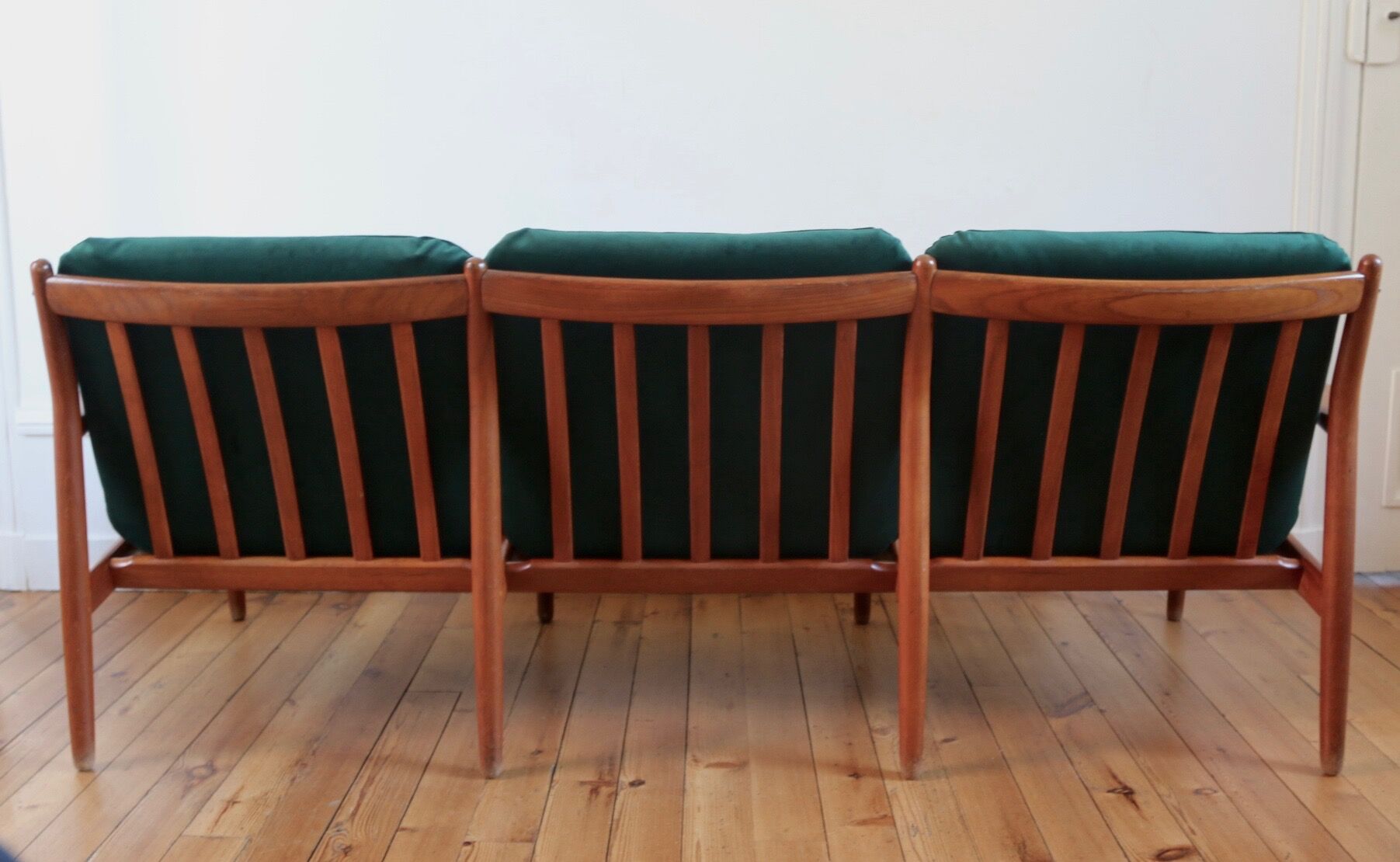 Scandinavian GM5 teak bench by Sven Aage Eriksen