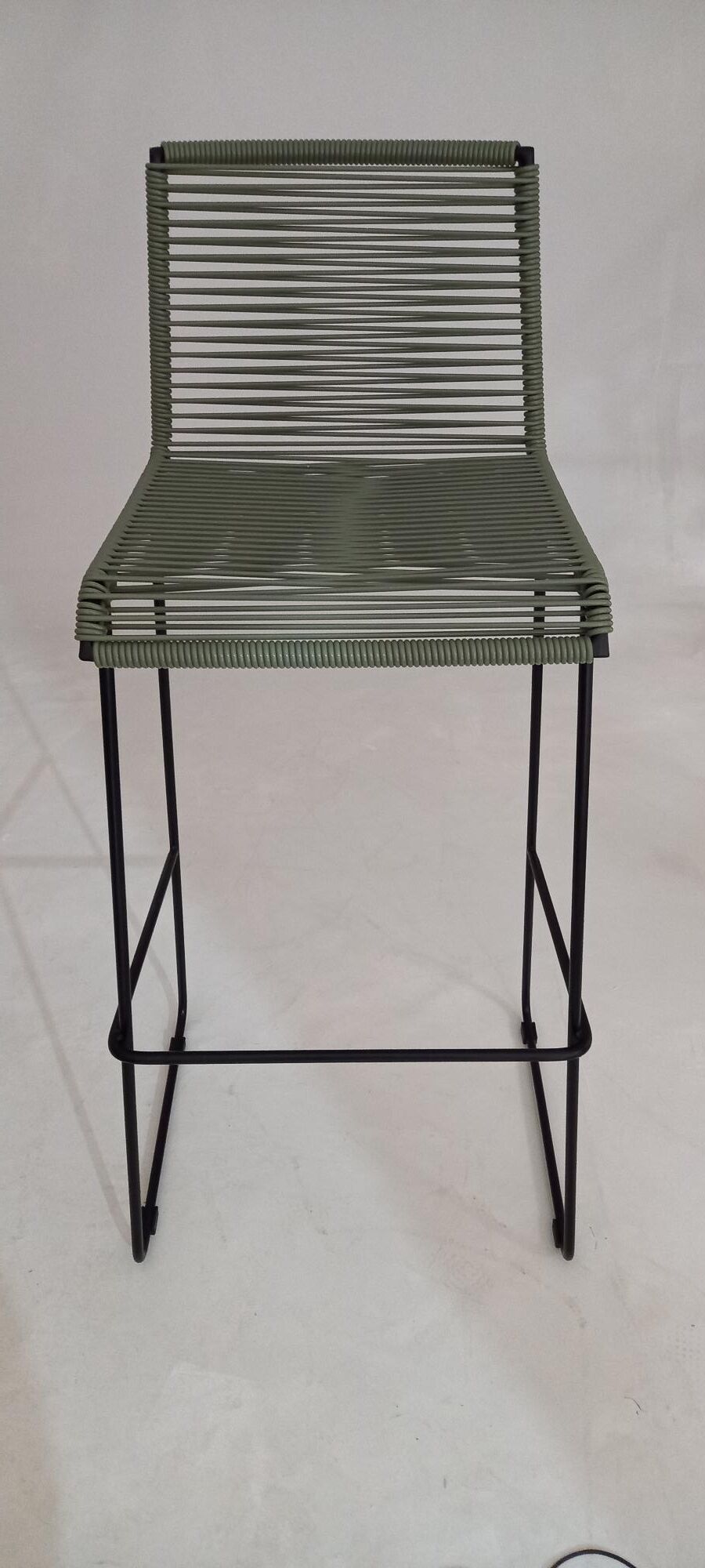 Olive green cenote bar stool