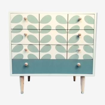 Revisited vintage chest of drawers