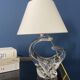 CRYSTAL FOOT TABLE LAMP