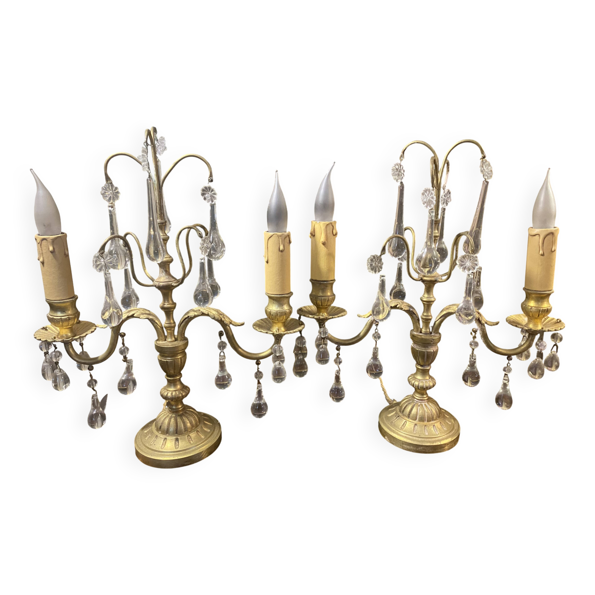 Pair of candelabras