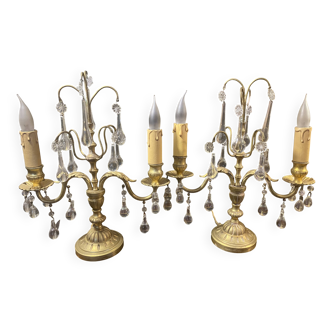 Pair of candelabras