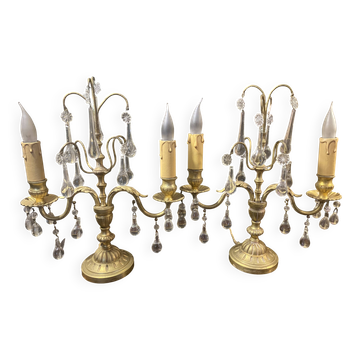 Pair of candelabras