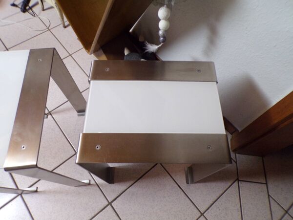 Paire de tables de chevet / bout de canapé