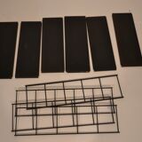 Modular system of shelves wall 60s black