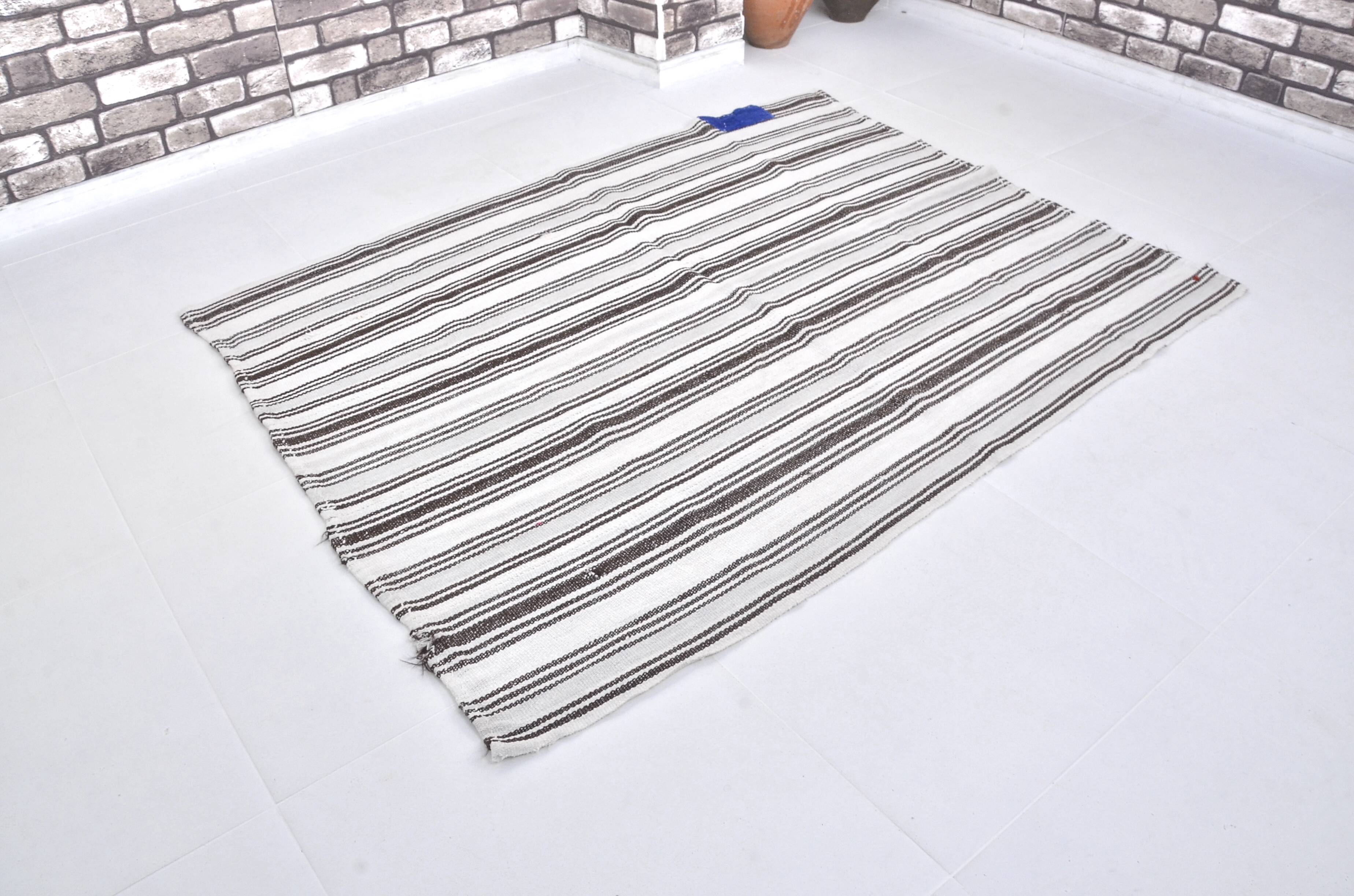 Vintage Handwoven Hemp Kilim Sku 3657