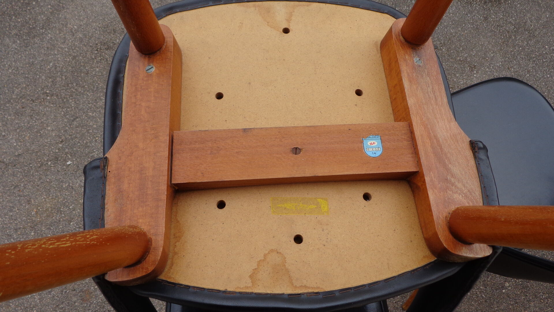 4 vintage chairs 60'