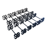 Box of 12 vintage twisted wrought iron knife or cutlery holders