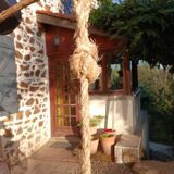 Natural rattan pendant light