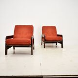 1970s Pair of Armchairs, Czechoslovakia