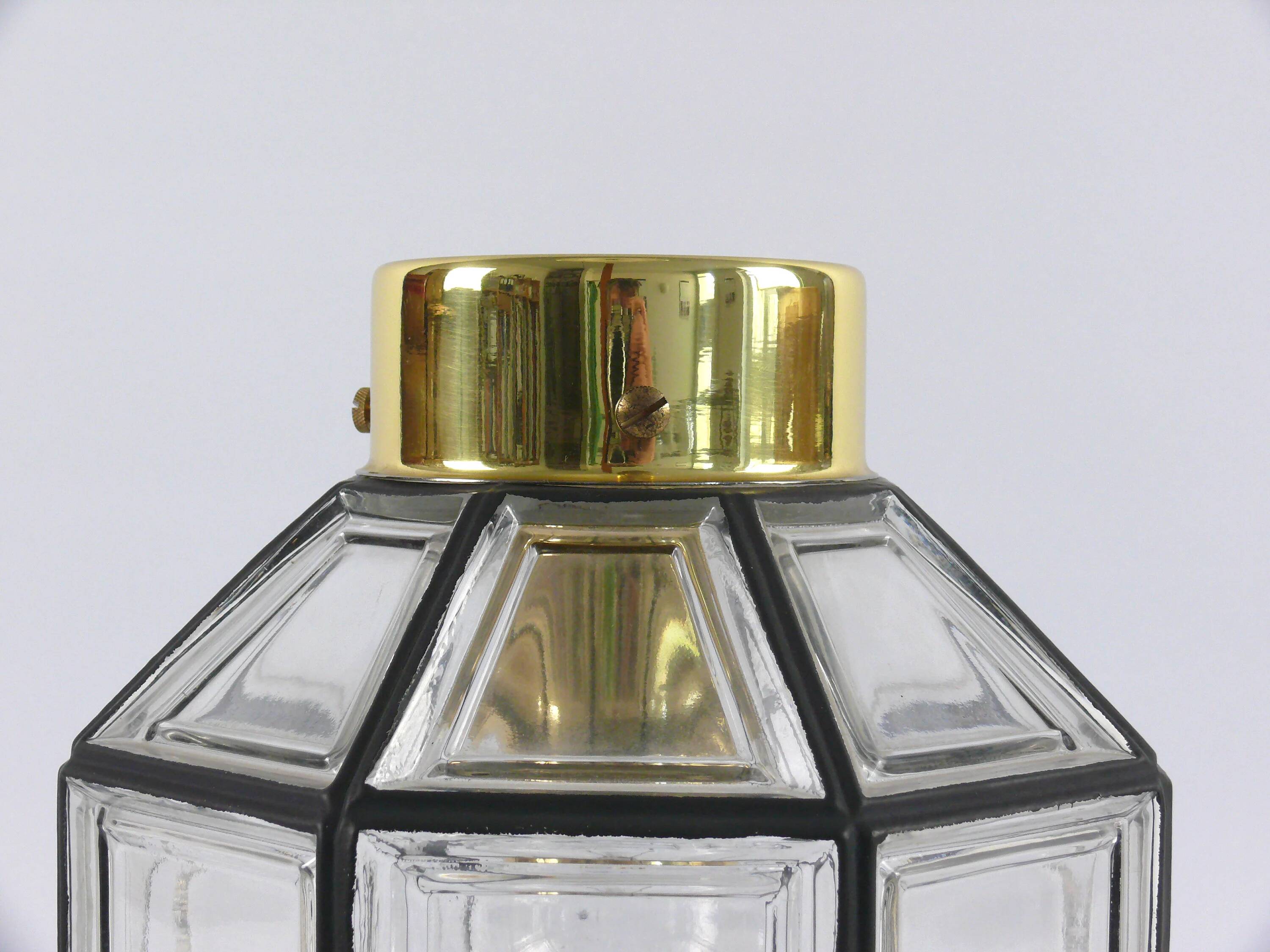 Hans-Agne Jakobsson ceiling lamp/wall light for Glashütte Limburg, 1970s, pendant, ceiling light
