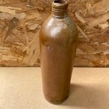 Antique kessel wasser stoneware glazed brown vintage bottle