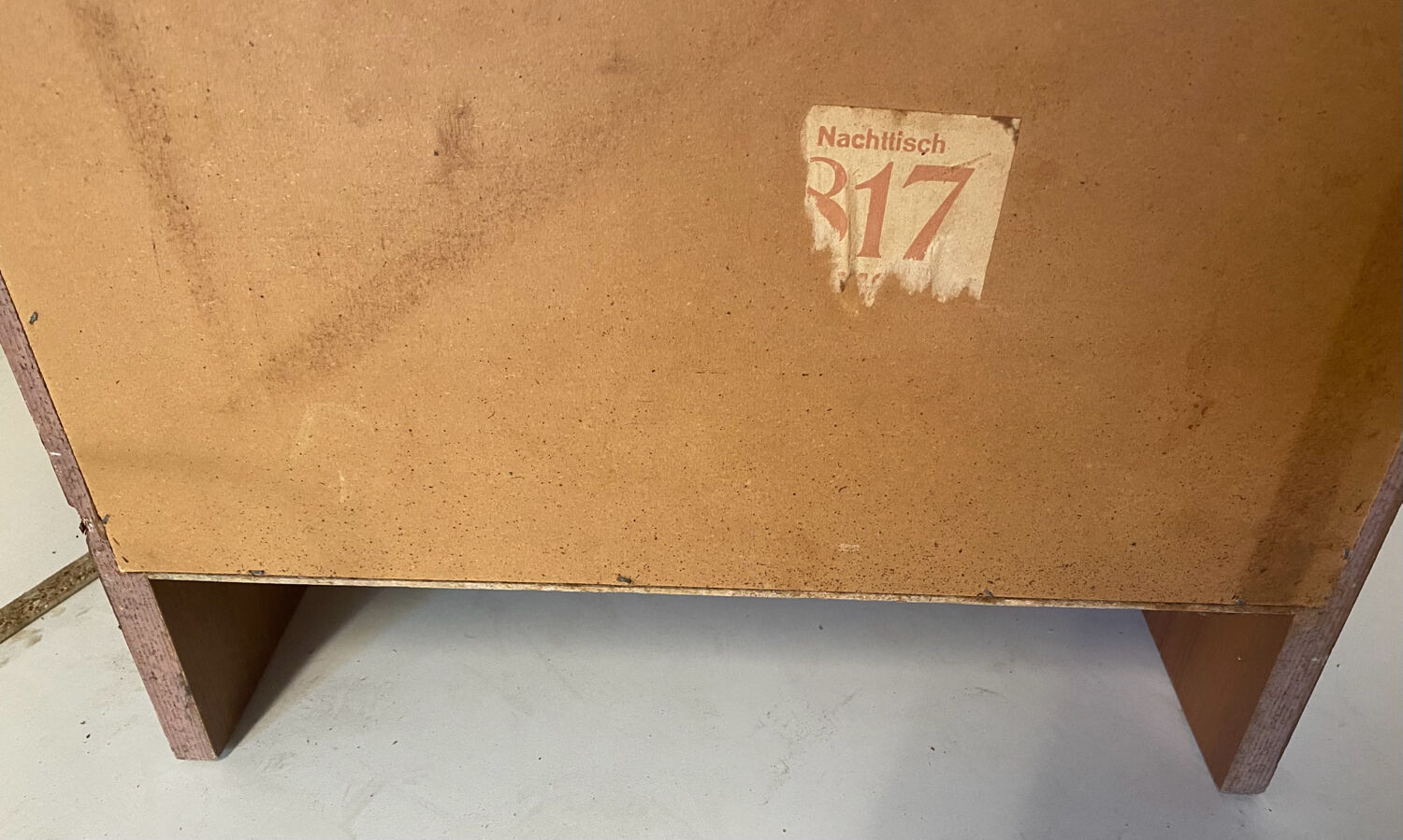 Vintage bed and bedside tables from 1957