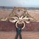 Miroir style victorien en bronze, d'epoque