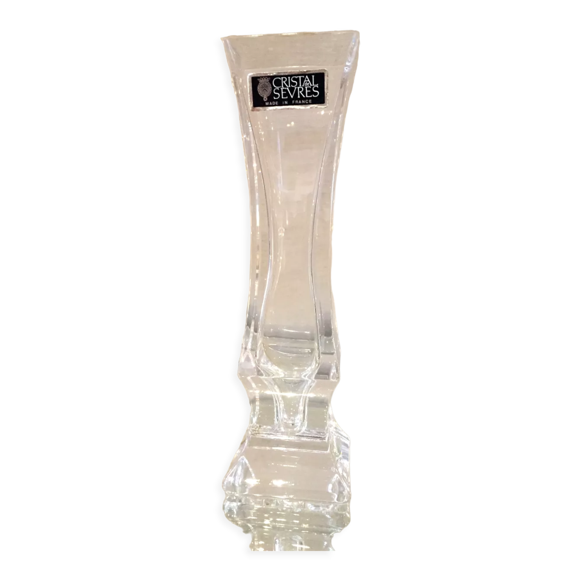 Soliflore vase in Sevres crystal