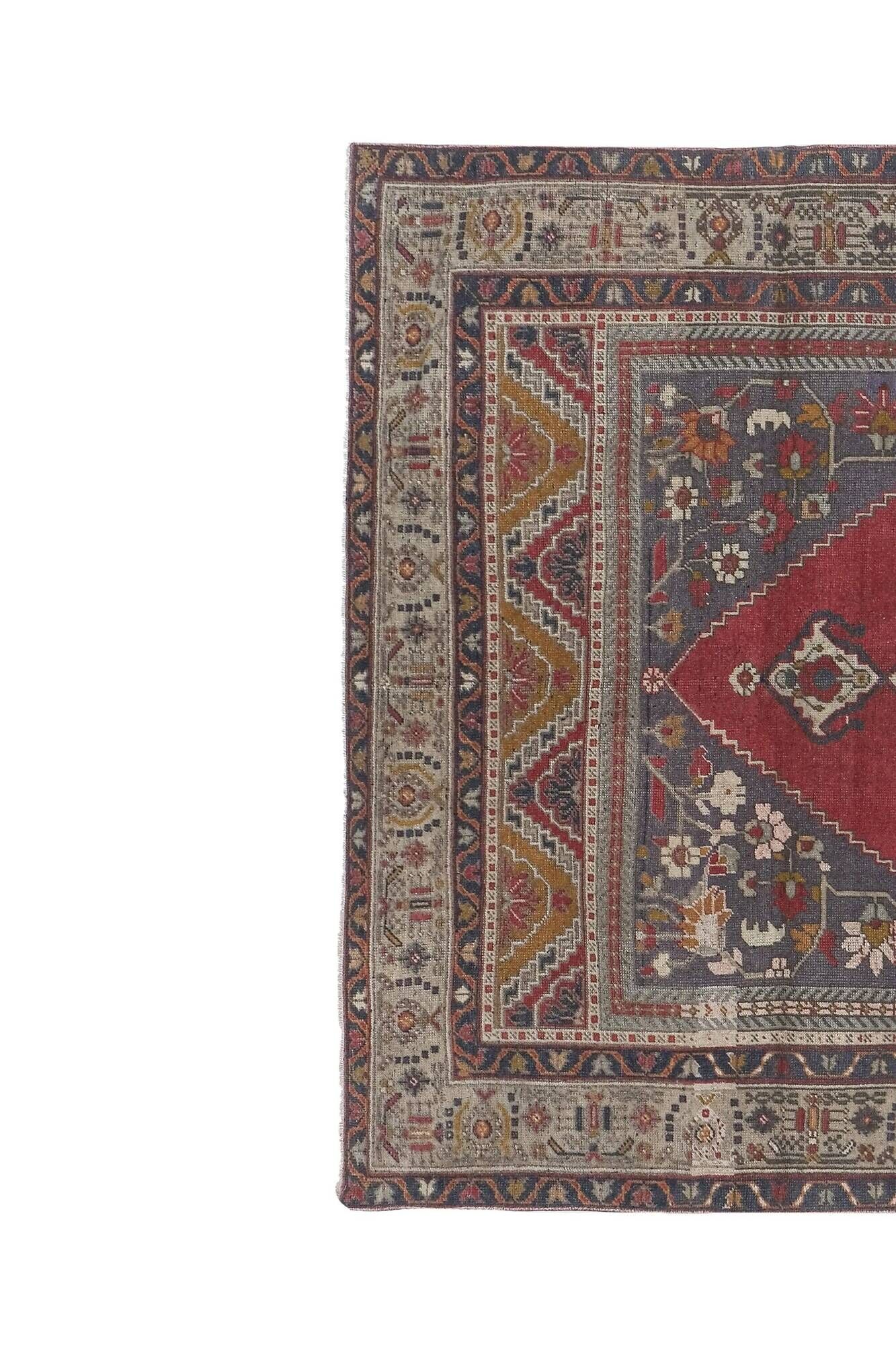 Vintage Turkish handmade rug 176x303 cm