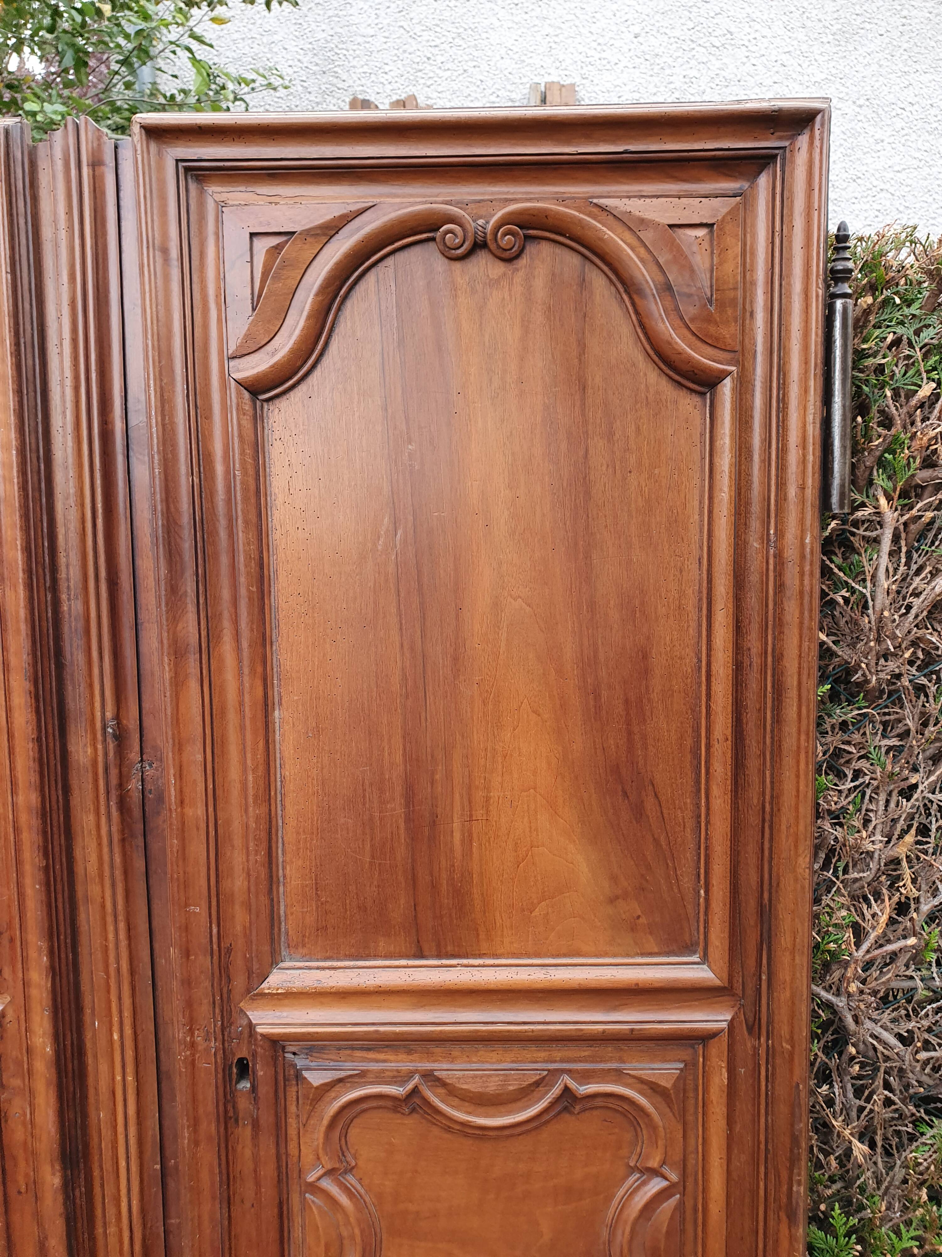 Pair of old doors from the 18th century