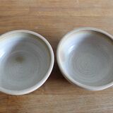 Set of two stoneware bowls