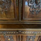 Two-body walnut buffet renaissance