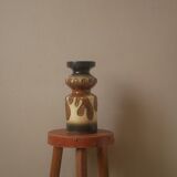 Vintage ceramic vase German ceramic country decoration Scandinavian design handmade