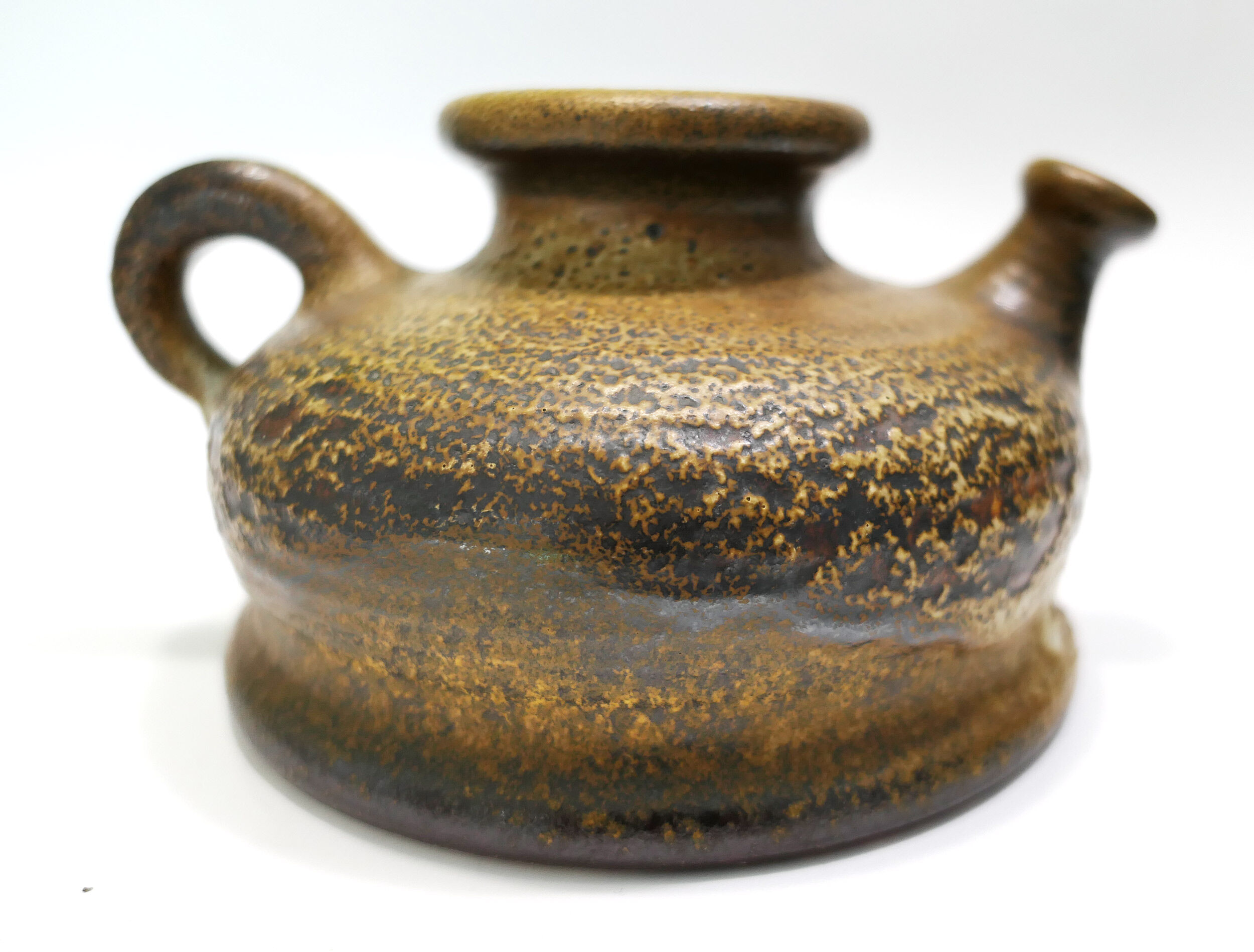 Modernist brutalist ceramic pot 1960s
