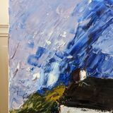 Painting painted with a knife
