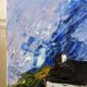 Painting painted with a knife