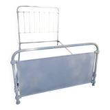 Old white metal bed 1900