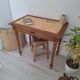 Antique solid wood desk – Late 19th century (1880-1900) – Restored