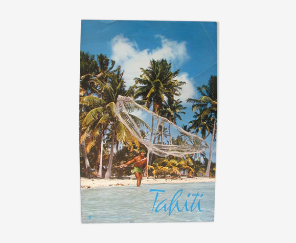Affiche publicitaire tourisme à Tahiti photo de Erwin Christian