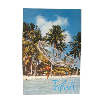 Affiche publicitaire tourisme à Tahiti photo de Erwin Christian