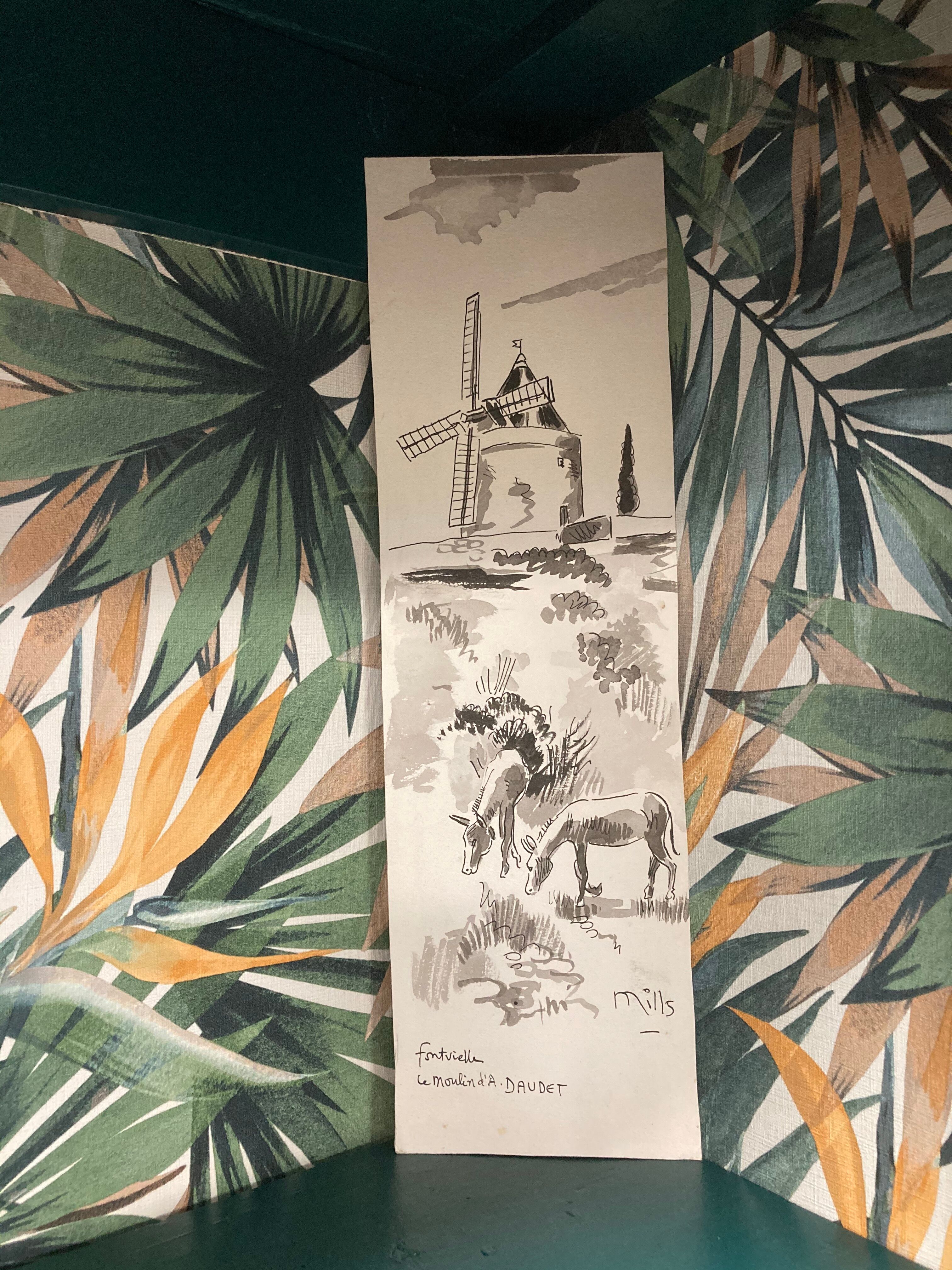 Aquarelle vintage