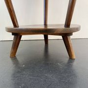 Art deco tripod pedestal table