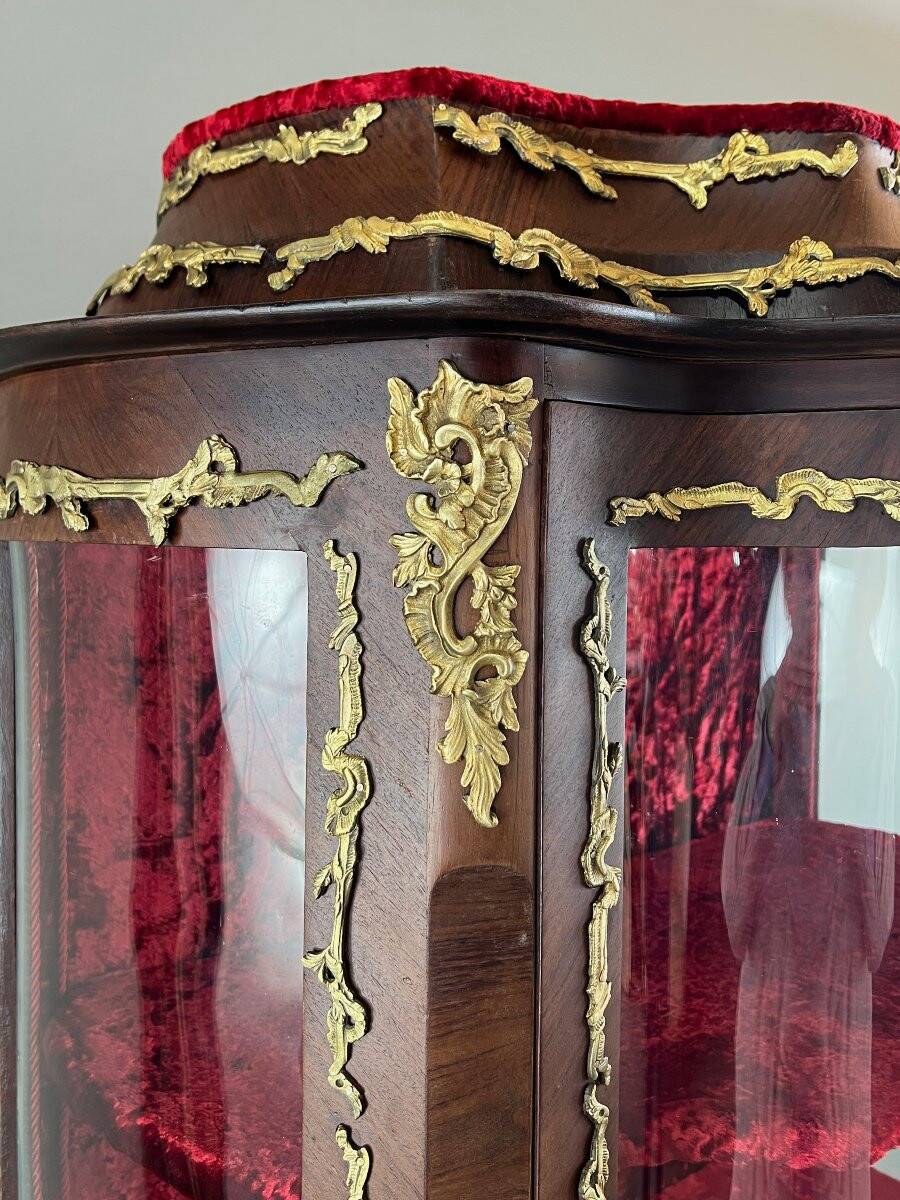 Louis XV Style Display Cabinet, 19th Century