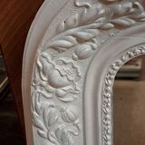 Louis Philippe mirror with patinated cartouche