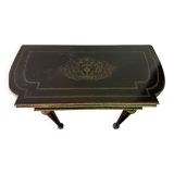 black half-moon table Napoleon III