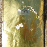 Eastern mirror brass pushed back ethnic style, 23x31cm