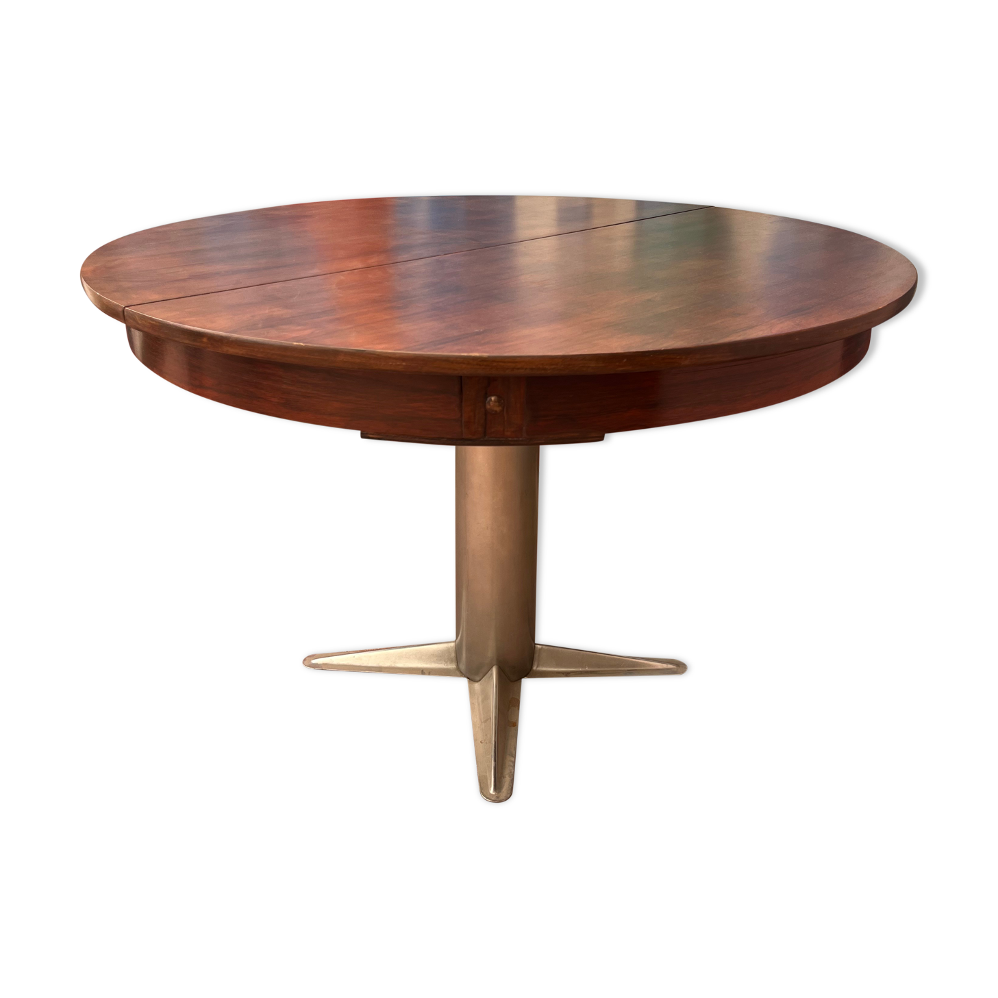 Extendable vintage round table