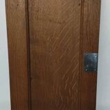 Paire d'anciens panneaux de porte en bois chêne sculpté