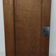 Pair of antique carved oak wood door panels