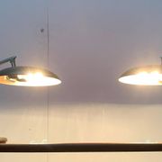 Space Age Boomerang table lamps by Luis Pérez de la Oliva for Fase, set of 2