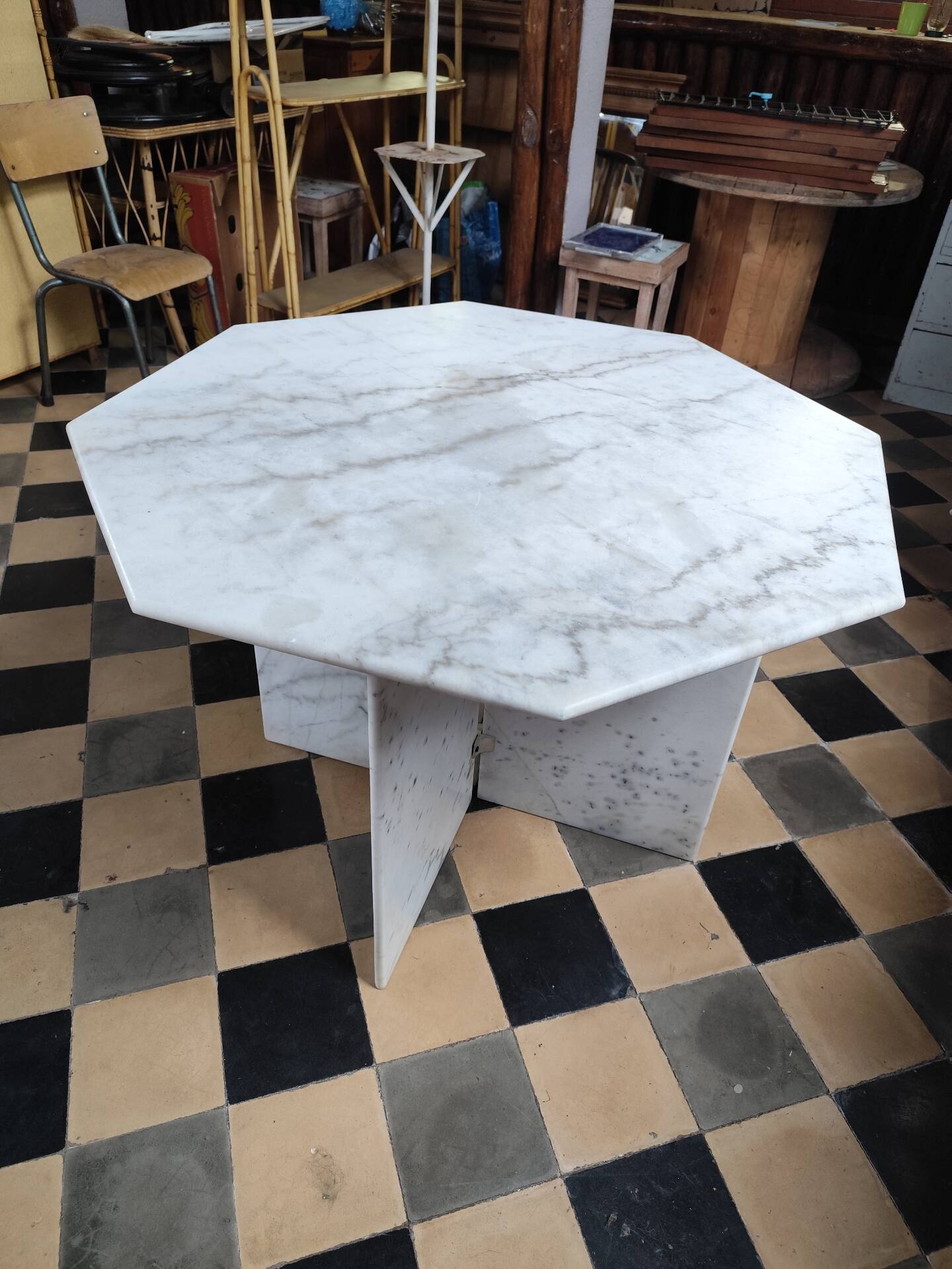 Marble table