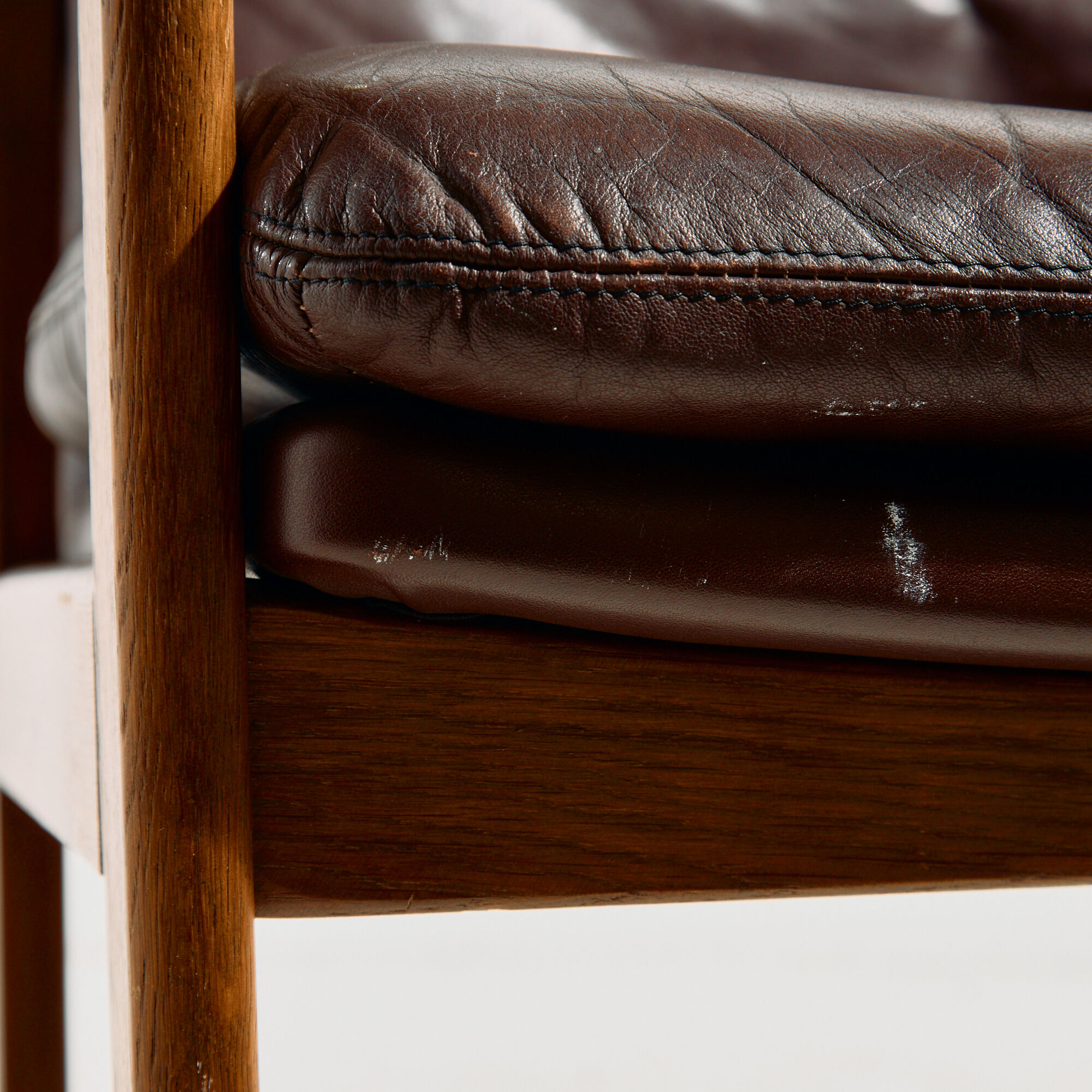 Oak armchair by Laszlo Mazák for Wiesner-Hager