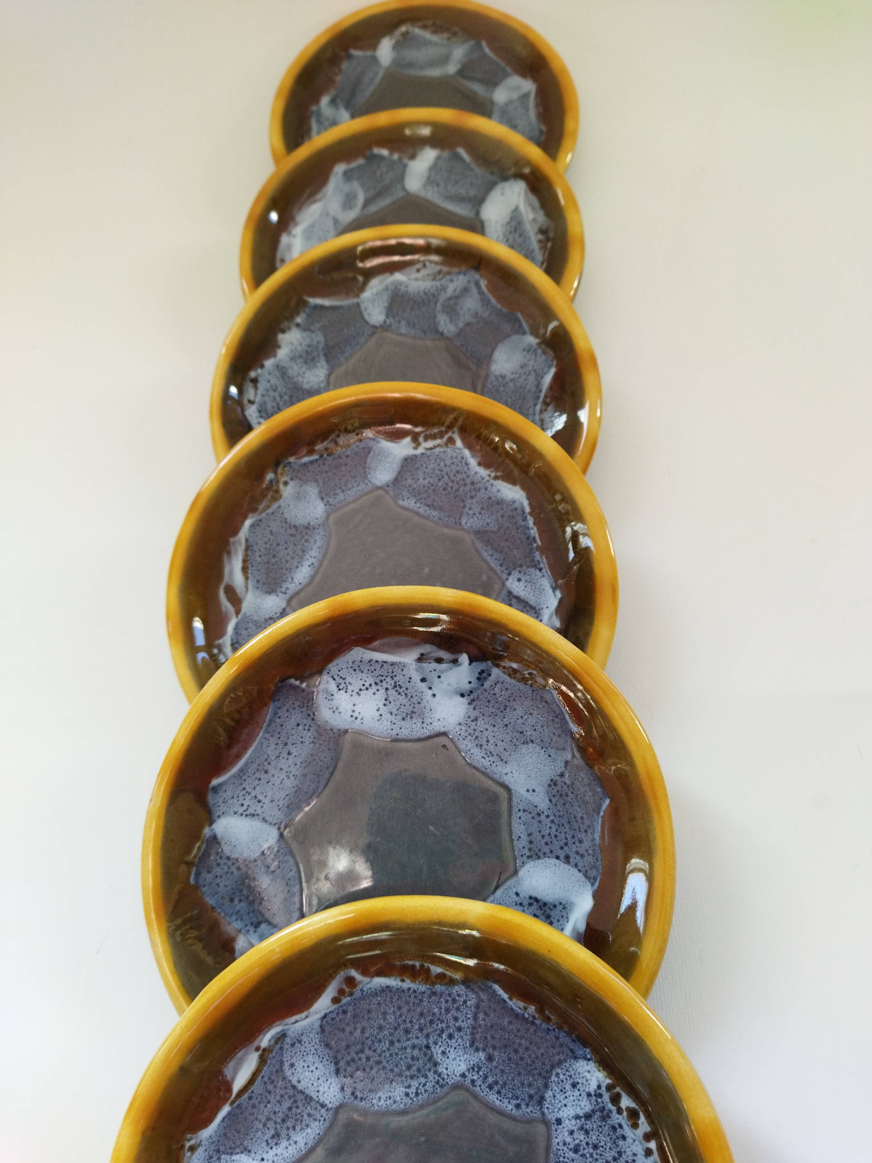 Six Vallauris plates