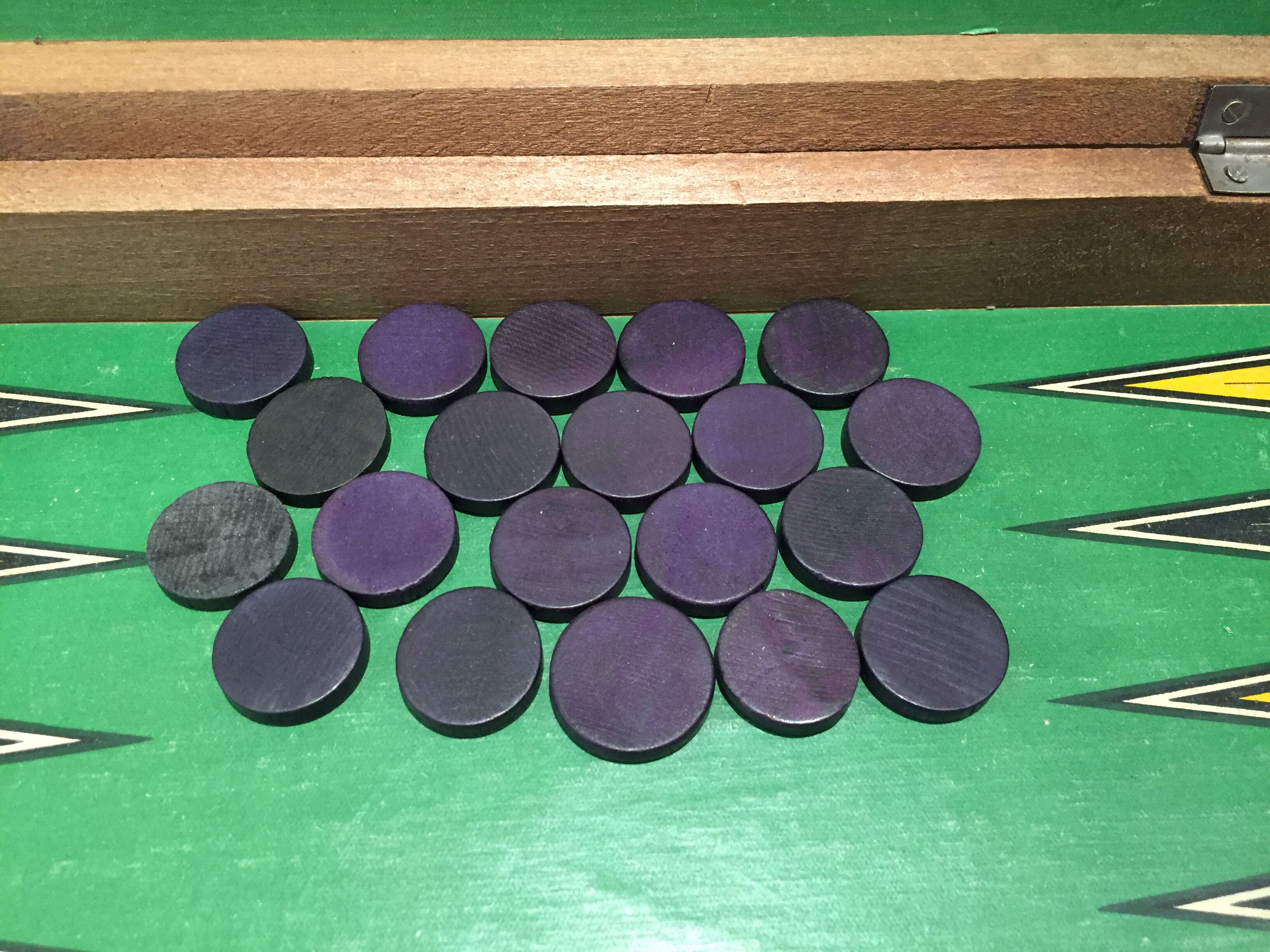 Jeu de dames et de backgammon