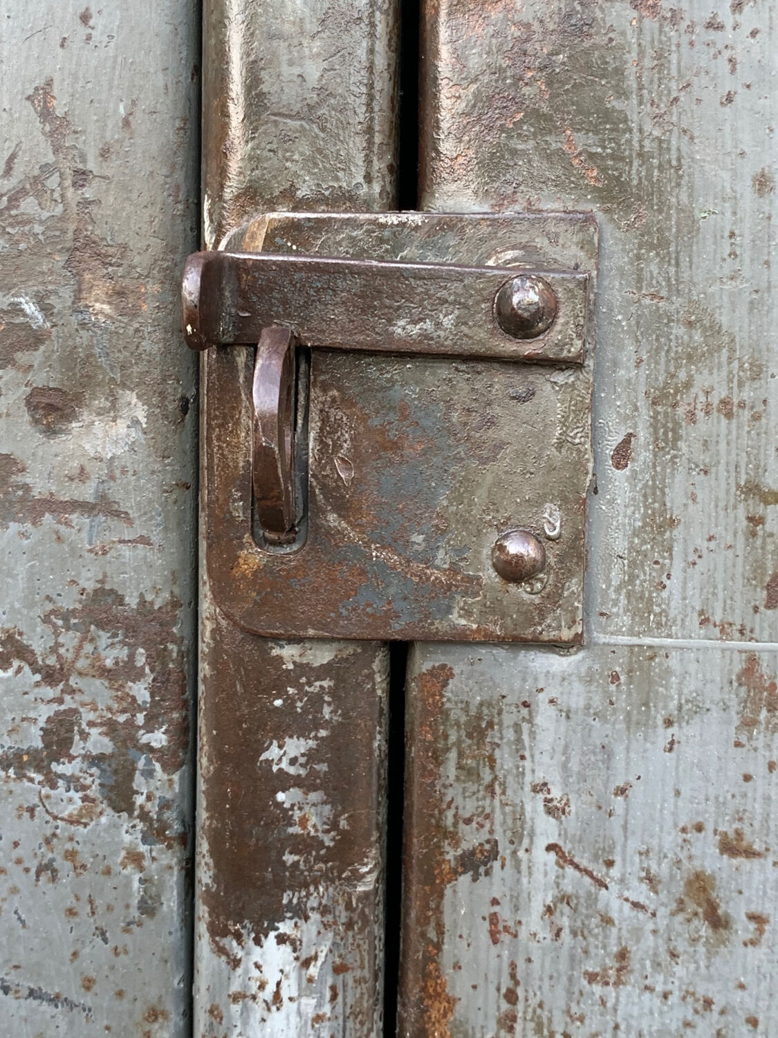 1940s industrial workshop locker room
